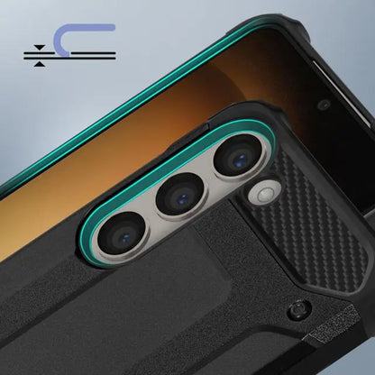 Case for Samsung Galaxy S23 S911, Techsuit, Hybrid Armor, Black