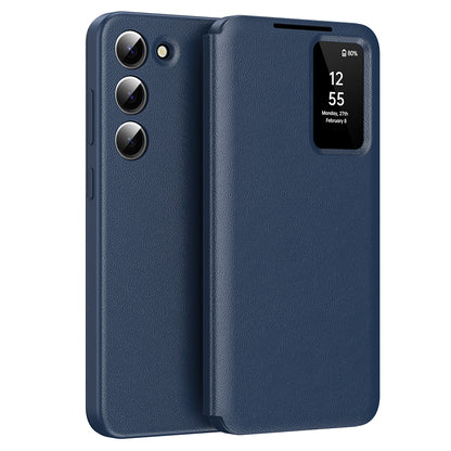 Case for Samsung Galaxy S23 S911, Techsuit, SmartView, Blue