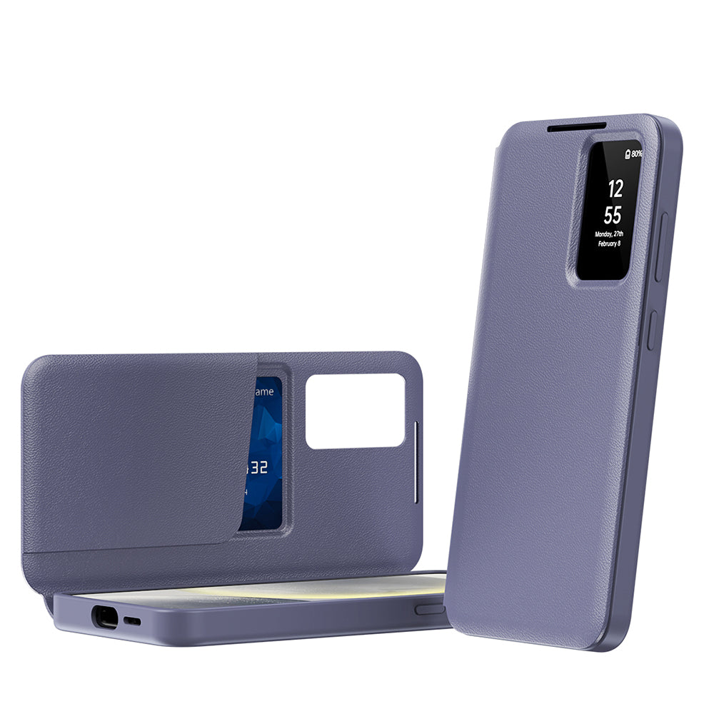 Case for Samsung Galaxy S23 S911, Techsuit, SmartView, Purple