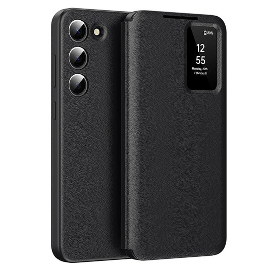 Case for Samsung Galaxy S23 S911, Techsuit, SmartView, Black