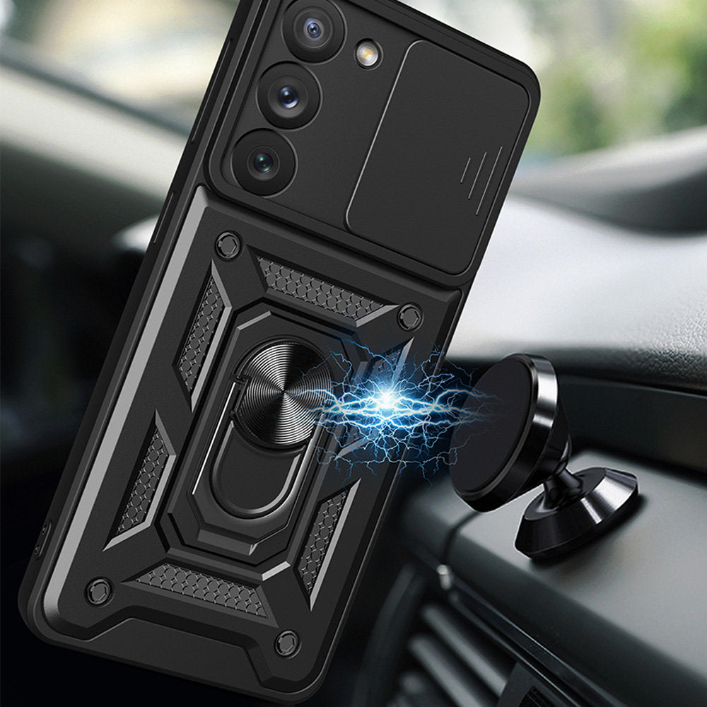 Case for Samsung Galaxy S23 Ultra S918, Techsuit, CamShield, Black