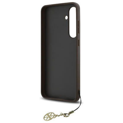 Case for Samsung Galaxy S24 FE S721, Guess, 4G Charm, Brown