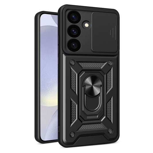 Case for Samsung Galaxy S24 FE S721, Techsuit, CamShield, Black