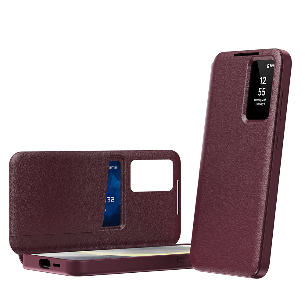 Case for Samsung Galaxy S24 FE S721, Techsuit, SmartView, Red
