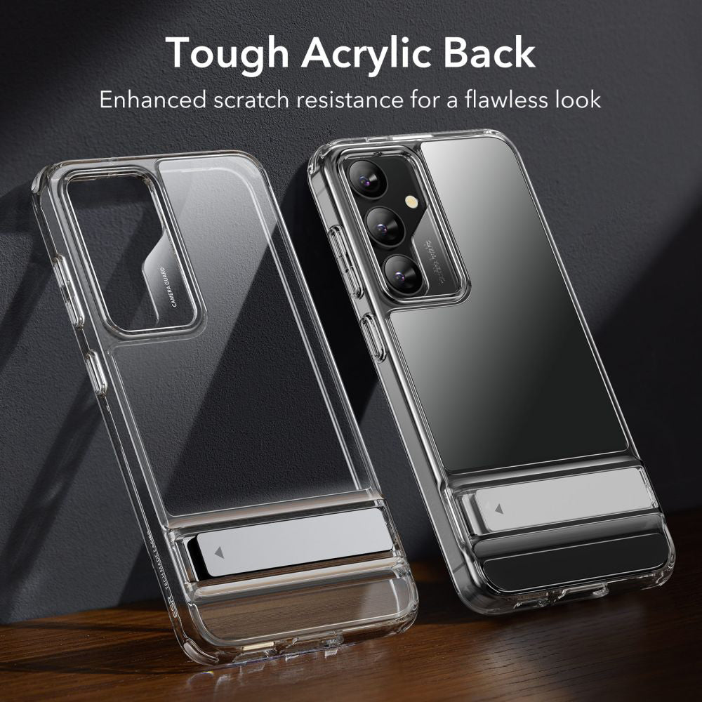 Case for Samsung Galaxy S24+ S926, ESR, Air Shield Boost Kickstand, Transparent