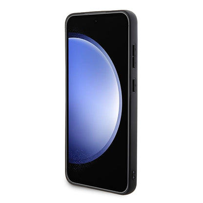 Case for Samsung Galaxy S24+ S926, Karl Lagerfeld, Saffiano Karl & Choupette Metal, Black