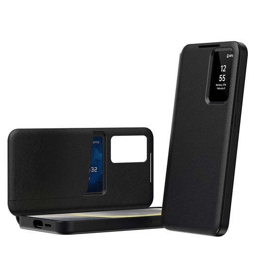 Case for Samsung Galaxy S25 Edge S937, Techsuit, SmartView, Black