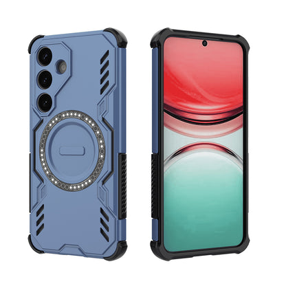 MagSafe Case for Samsung Galaxy S25 FE, Techsuit, ArmorMag, Blue