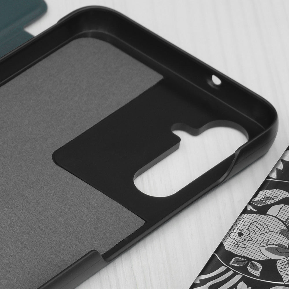 Case for Samsung Galaxy S25 FE, Techsuit, eFold, Dark Green