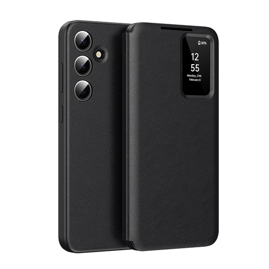 Case for Samsung Galaxy S25 FE, Techsuit, SmartView, Black