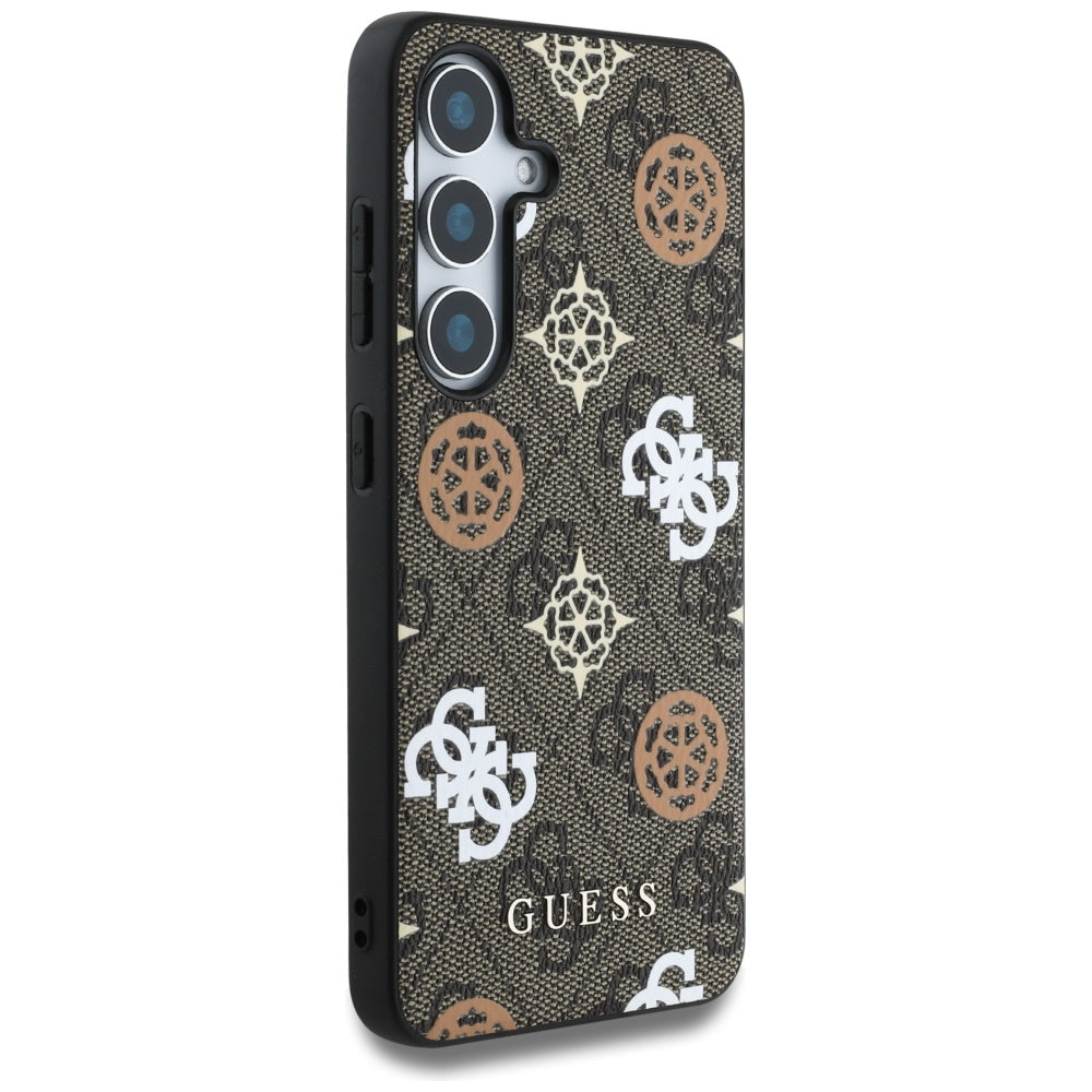 Case for Samsung Galaxy S25 S931, Guess, 4G Peony, Brown