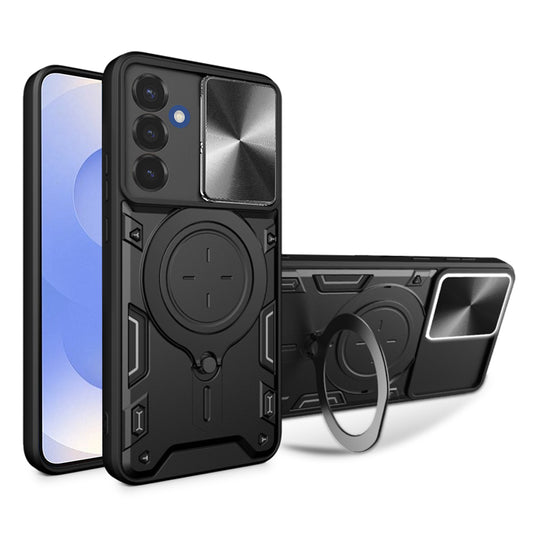Case for Samsung Galaxy S25 S931, Techsuit, CamGuard Pro, Black