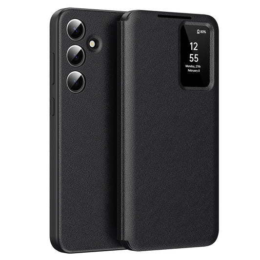 Case for Samsung Galaxy S25 S931, Techsuit, SmartView, Black