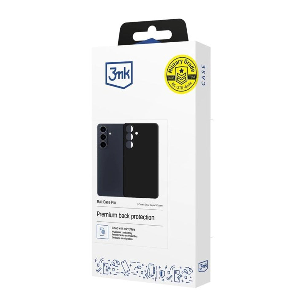 Case for Samsung Galaxy S26 S942, 3MK, Pro, Matte Black