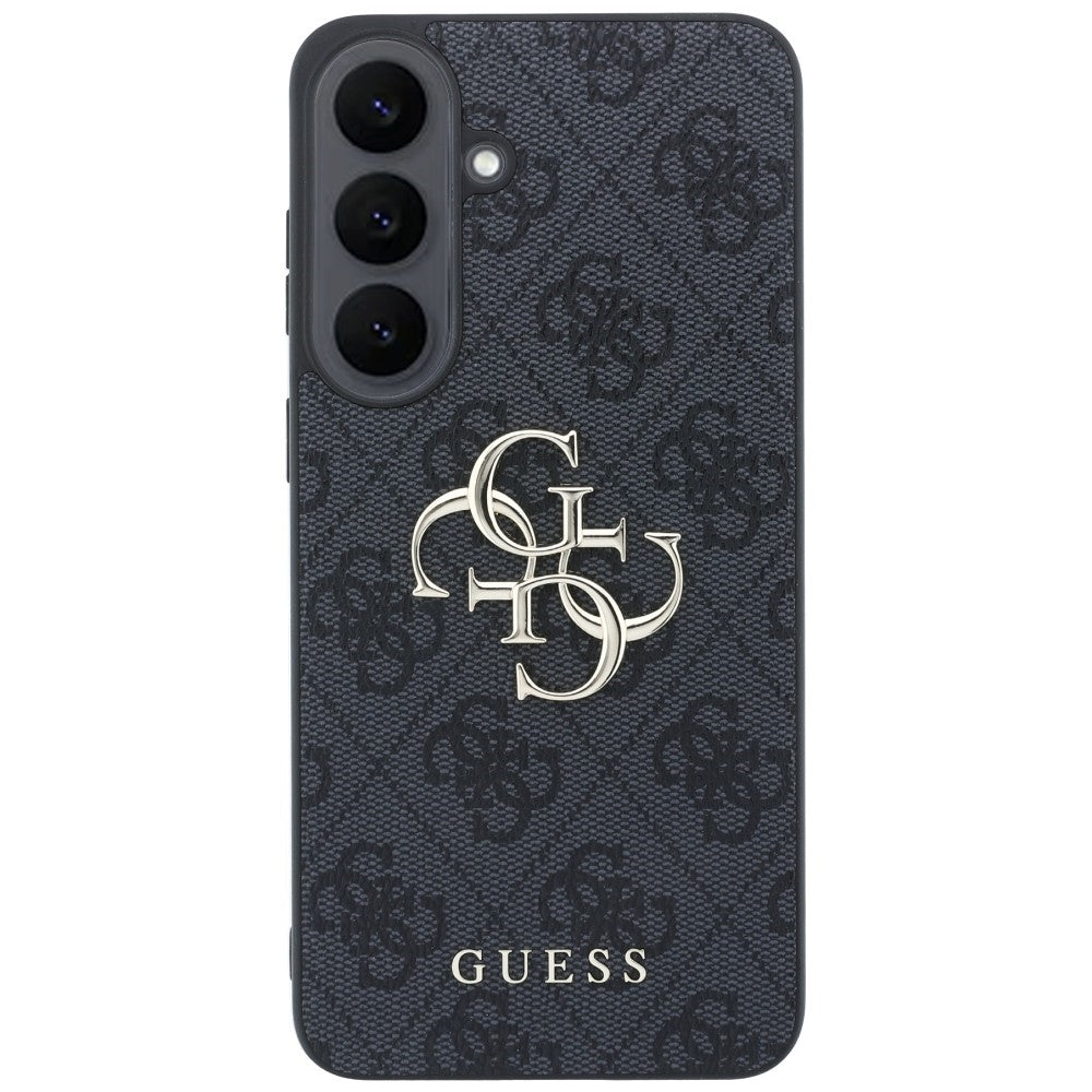 Case for Samsung Galaxy S26 FE S741, Guess, 4G Metal Logo, Black