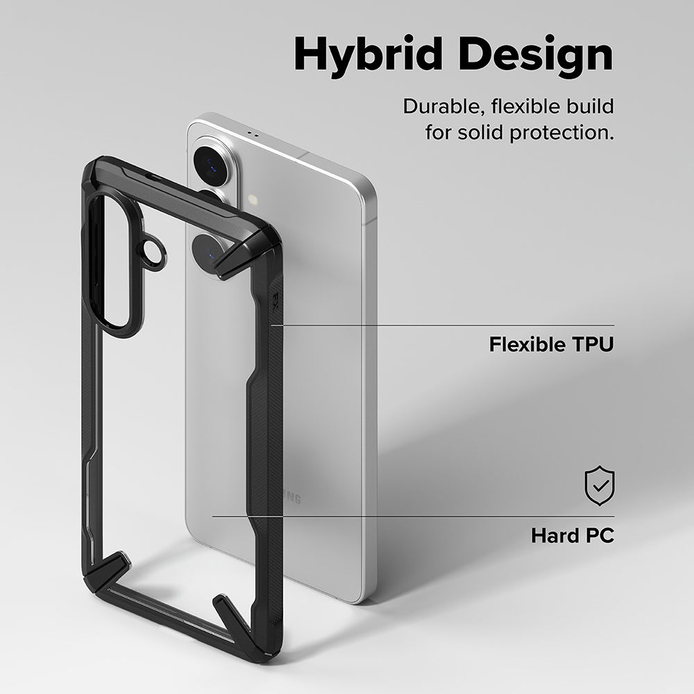 Case for Samsung Galaxy S26, Ringke, Fusion X, Black