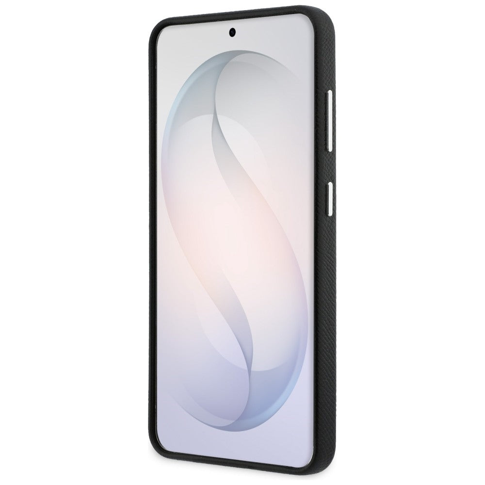 Case for Samsung Galaxy S26 S942, Karl Lagerfeld, Saffiano Karl & Choupette's Head Pin, Black