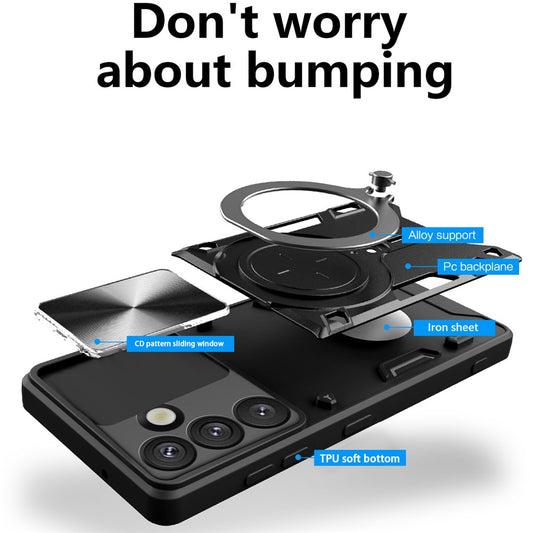 Case for Samsung Galaxy S26, Techsuit, CamGuard Pro, Red