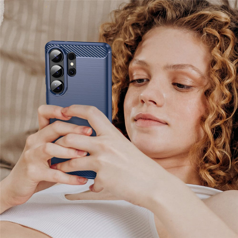 Case for Samsung Galaxy S26 Ultra, Techsuit, Carbon, Blue