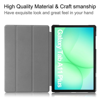Case for Samsung Galaxy Tab A11+ / Tab A9+, Techsuit, FoldPro, Black