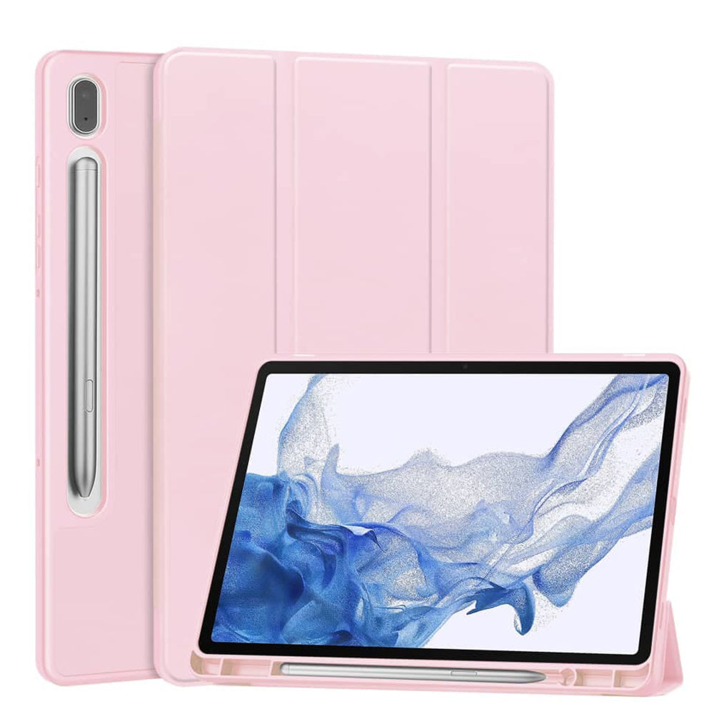 Case for Samsung Galaxy Tab S10 FE+, Techsuit, Flex Trifold, Pink