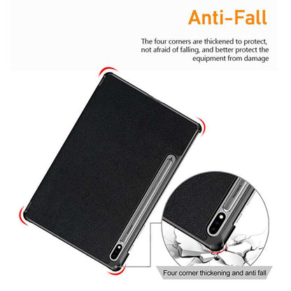 Case for Samsung Galaxy Tab S10 Ultra / Tab S9 Ultra / Tab S8 Ultra, Techsuit, FoldPro, Black