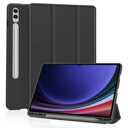 Case for Samsung Galaxy Tab S10 Ultra / Tab S9 Ultra, Techsuit, Flex Trifold, Black
