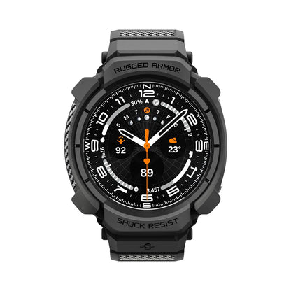Spigen Rugged Armor Pro Case for Samsung Galaxy Watch Ultra2, Matte Black ACS11612