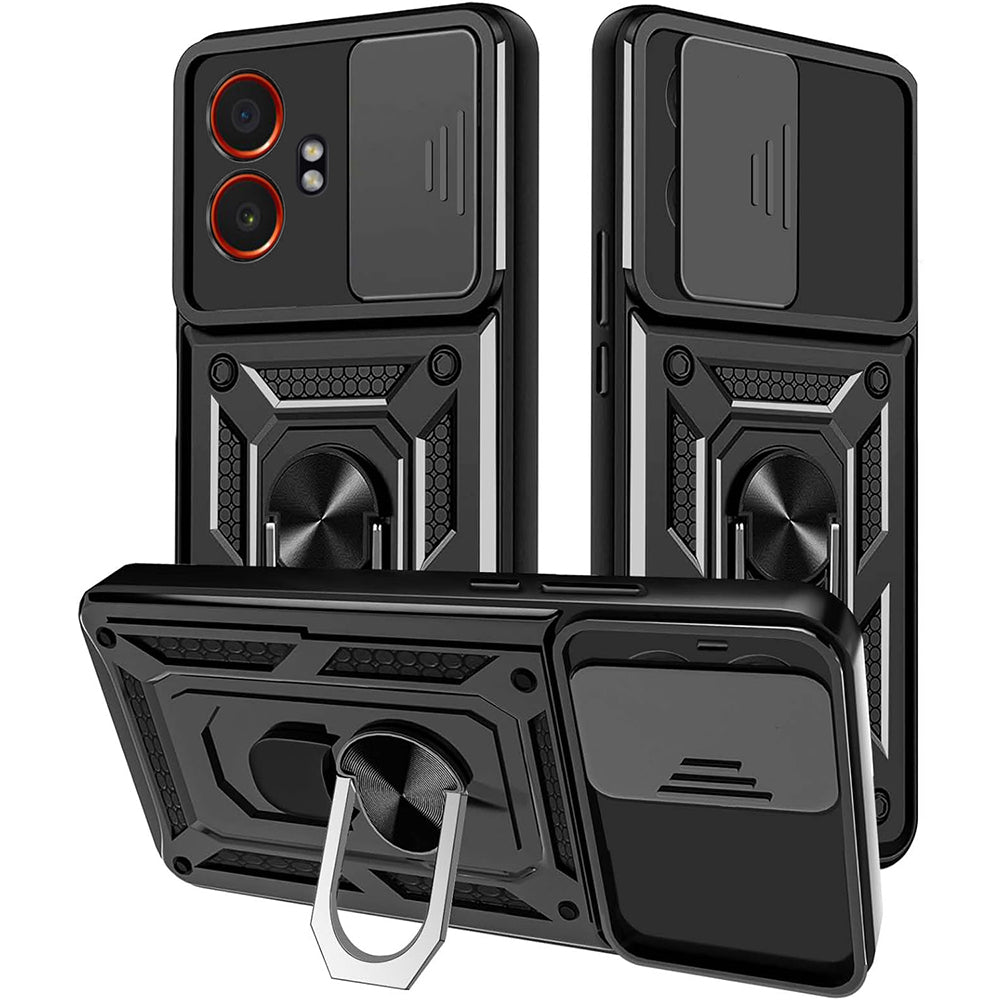 Case for Samsung Galaxy XCover7 Pro, Techsuit, CamShield, Black
