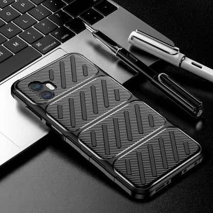 Case for Samsung Galaxy XCover7 Pro, Techsuit, CarbonFiber, Black