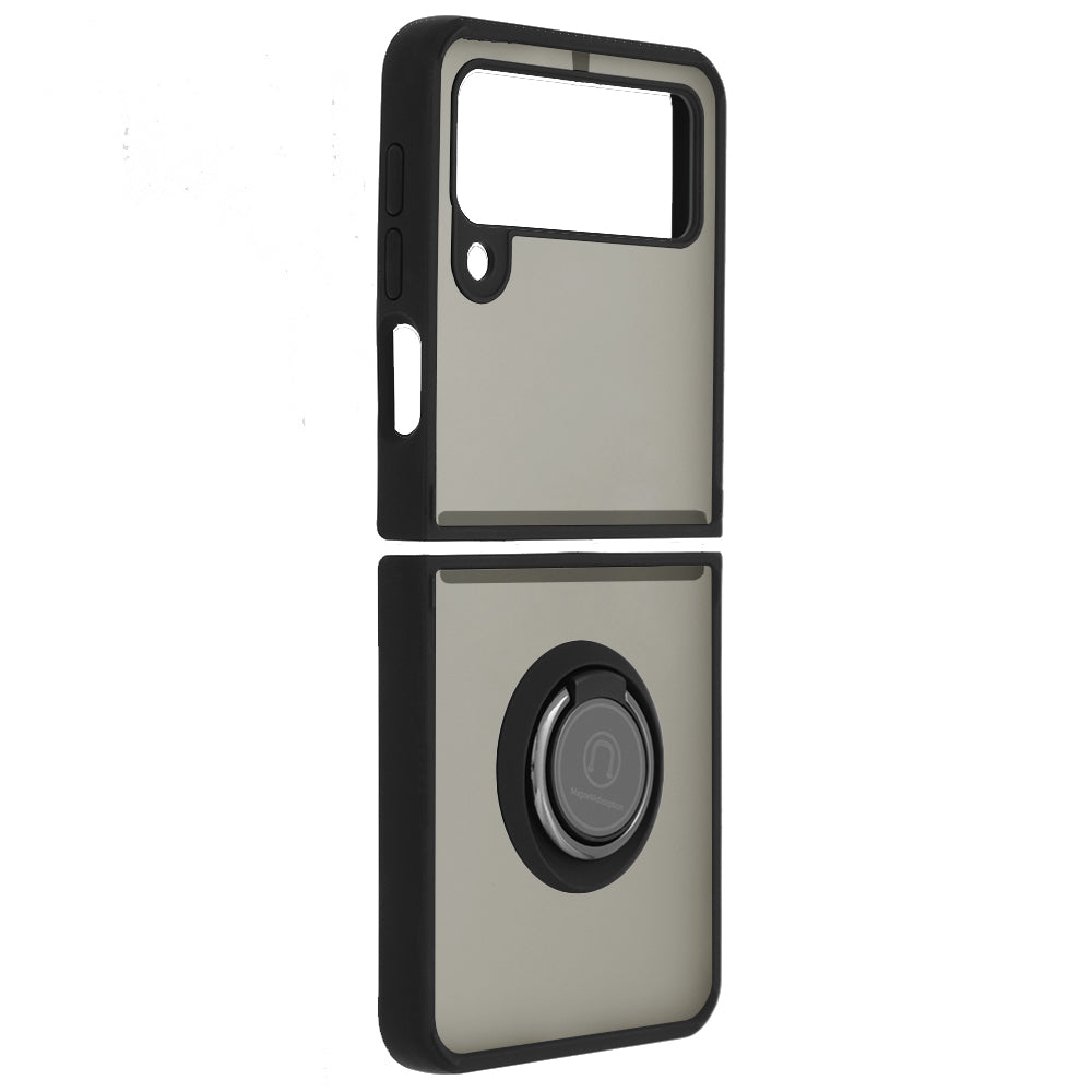 Case for Samsung Galaxy Z Flip3 5G F711, Techsuit, Glinth, Black