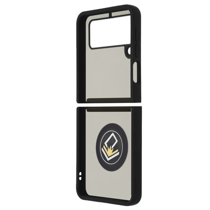 Case for Samsung Galaxy Z Flip3 5G F711, Techsuit, Glinth, Black
