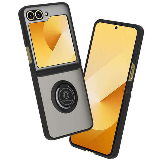Case for Samsung Galaxy Z Flip7 FE F761 / Z Flip6 F741, Techsuit, Glinth, Black