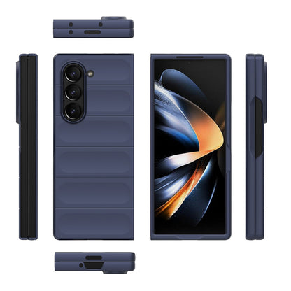 Case for Samsung Galaxy Z Fold6 F956, Techsuit, Magic Shield, Burgundy