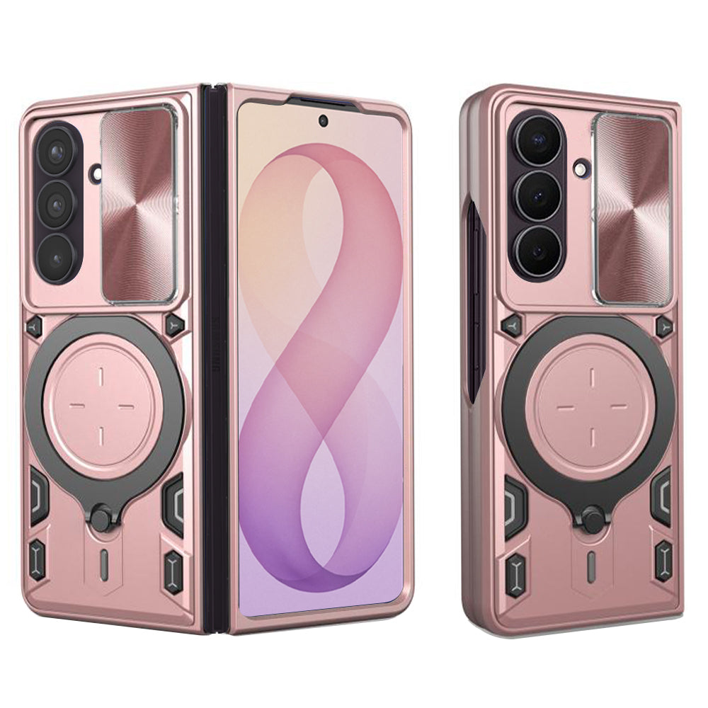 Case for Samsung Galaxy Z Fold8 Ultra F976 / Z Fold7 F966, Techsuit, CamGuard Pro, Rose Gold