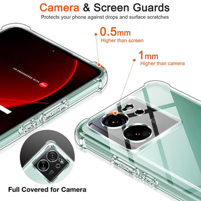 Case for Xiaomi 13T Pro / 13T, Techsuit, Shockproof Clear, Transparent