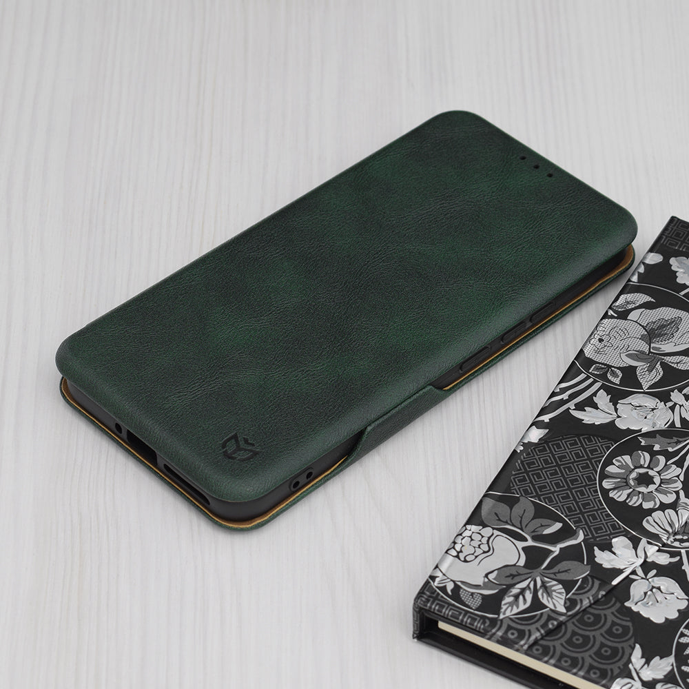 Case for Xiaomi 14 Pro, Techsuit, Safe Wallet Plus, Green