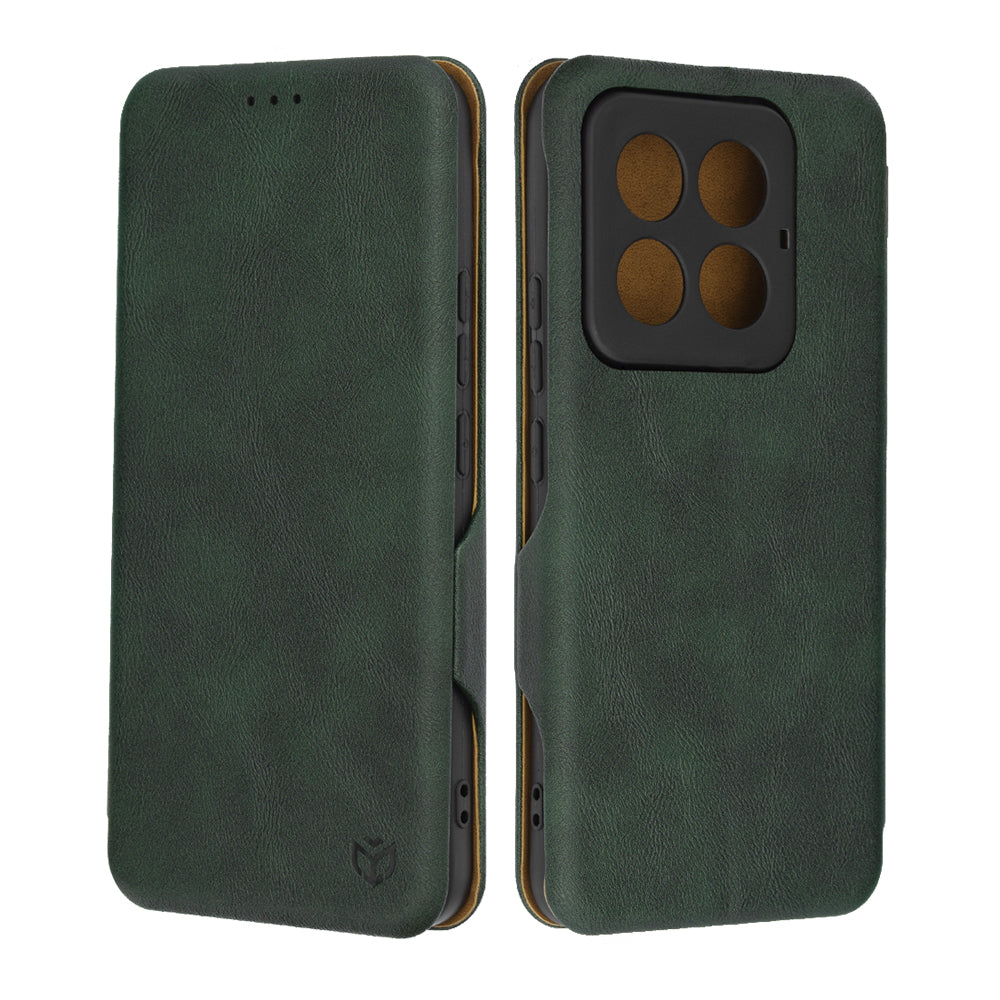 Case for Xiaomi 14 Pro, Techsuit, Safe Wallet Plus, Green