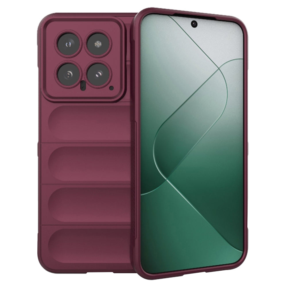 Case for Xiaomi 14, Techsuit, Magic Shield, Burgundy