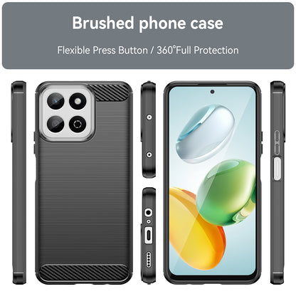Case for Xiaomi 14T, Techsuit, Carbon, Black