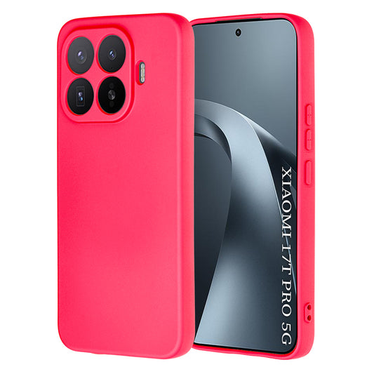 Case for Xiaomi 17T Pro, Techsuit, SoftFlex, Dark Pink