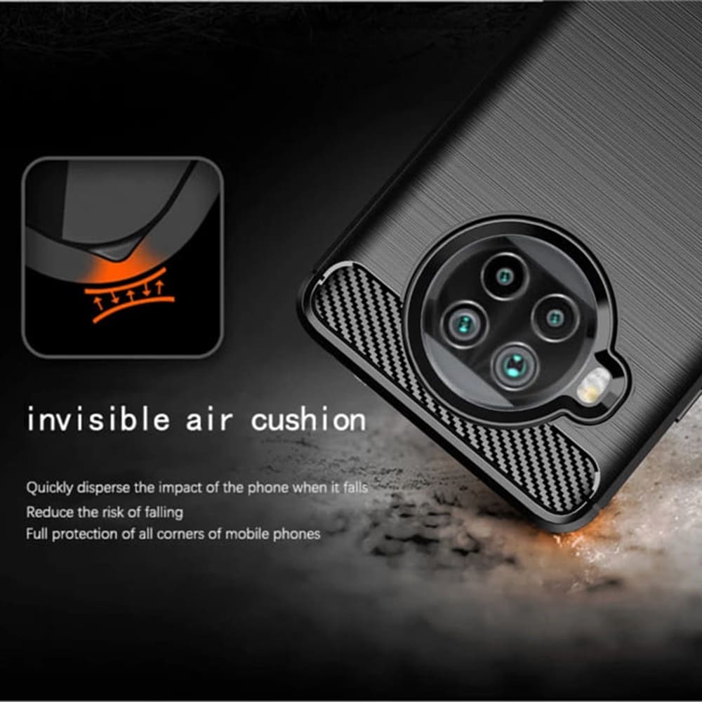 Case for Xiaomi Mi 10T Lite 5G, Techsuit, Carbon, Black