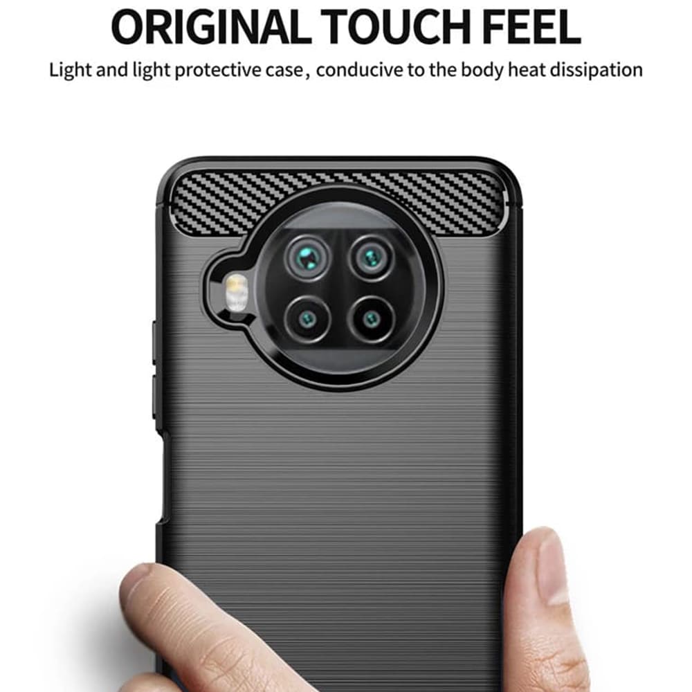 Case for Xiaomi Mi 10T Lite 5G, Techsuit, Carbon, Black