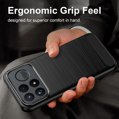 Case for Xiaomi Poco F9 Pro, Techsuit, Carbon, Black
