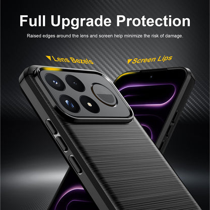 Case for Xiaomi Poco F9 Pro, Techsuit, Carbon, Black