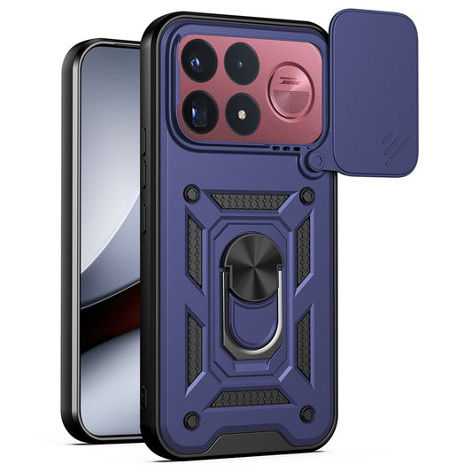 Case for Xiaomi Poco F9 Ultra, Techsuit, CamShield, Blue
