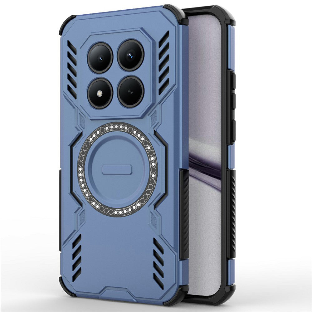 MagSafe Case for Xiaomi Poco M8 Pro / Redmi Note 15 Pro+ 5G, Techsuit, ArmorMag, Blue