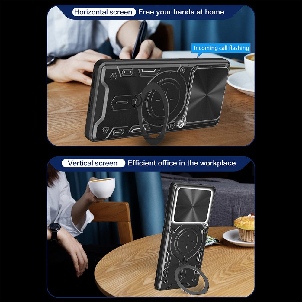 Case for Xiaomi Poco M8 / Redmi Note 15 5G / Note 15 4G, Techsuit, CamGuard Pro, Black