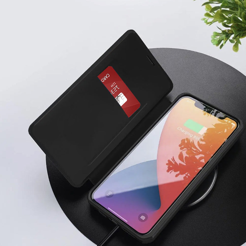 Case for Xiaomi Poco M8 / Redmi Note 15 5G / Note 15 4G, Techsuit, Magskin Book, Black