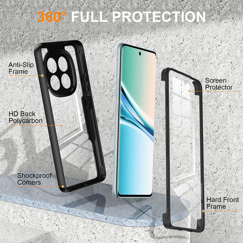 Case for Xiaomi Poco M8 / Redmi Note 15 5G, Techsuit, ColorVerse 360, Black